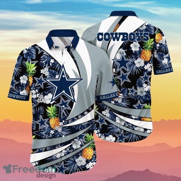 Dallas Cowboys NFL Flower Hawaiian Shirt Special Gift For Fans