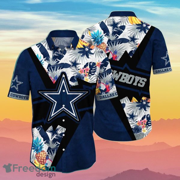 Dallas Cowboys NFL Flower Hawaiian Shirt Special Gift For Men And Women Fans