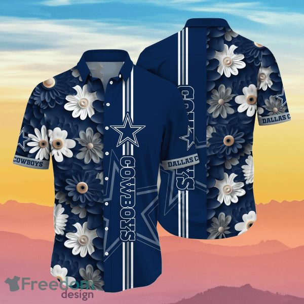 Dallas Cowboys NFL Flower Hawaiian Shirt Summer Football Best Gift For Fans