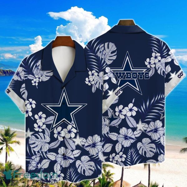 Dallas Cowboys NFL Hibiscus 2023 AOP Hawaiian Shirt For Men Women