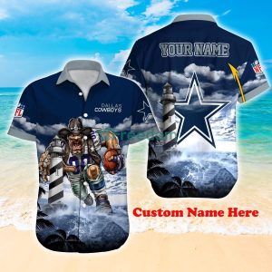 Dallas Cowboys NFL Personalized Hawaiian Shirt Hot Design For Fans