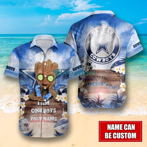 Dallas Cowboys NFL Personalized Hawaiian Shirt Unique Gift For Fans