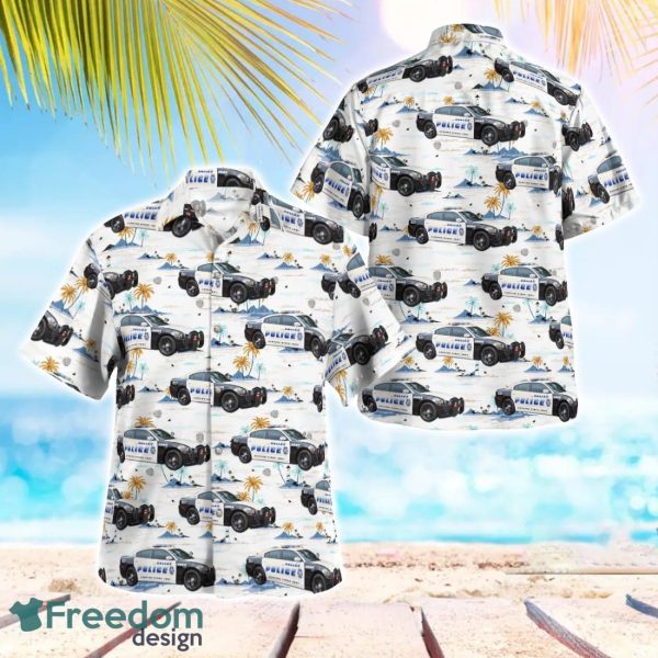 Dallas Police Department Texas Summer Hawaiian Shirt