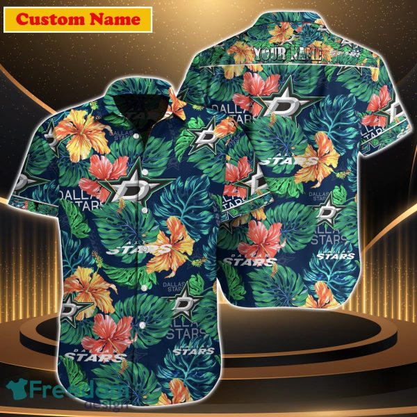 Dallas Stars NHL Custom Name Hawaiian Shirt For Men Women Gift For Fan