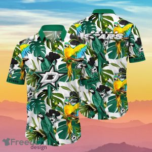 Dallas Stars NHL Flower Hawaiian Shirt Best Gift Idea For Fans