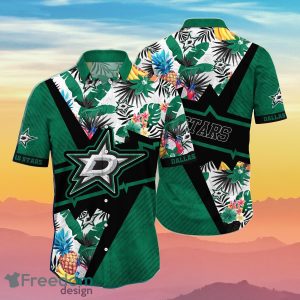 Dallas Stars NHL Flower Hawaiian Shirt Special Gift For Men And Women Fans