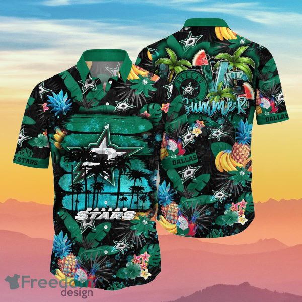 Dallas Stars NHL Flower Hawaiian Shirt Summer Football Gift For True  Fans