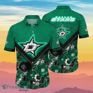 Dallas Stars NHL Flower Hawaiian Shirt Unique Gift For Men And Women Fans