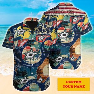 Dallas Stars NHL Personalized Hawaiian Shirt Gift For Fans