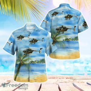 Dekalb County Police MD500 N90DK 3D Summer Aloha Hawaiian Shirt