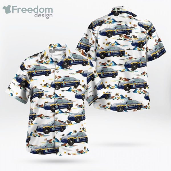 Delaware Capitol Police Ford Taurus Police Interceptor Hawaiian Shirt