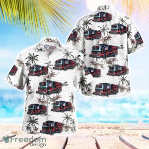 Delhi Fire Department Beach Hawaiian Shirt Gift For Summer Holiday