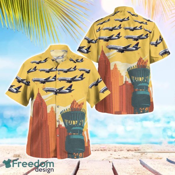 Delta Express Boeing 737-232 Tropical 3D Hawaiian Shirt Gift For Summer