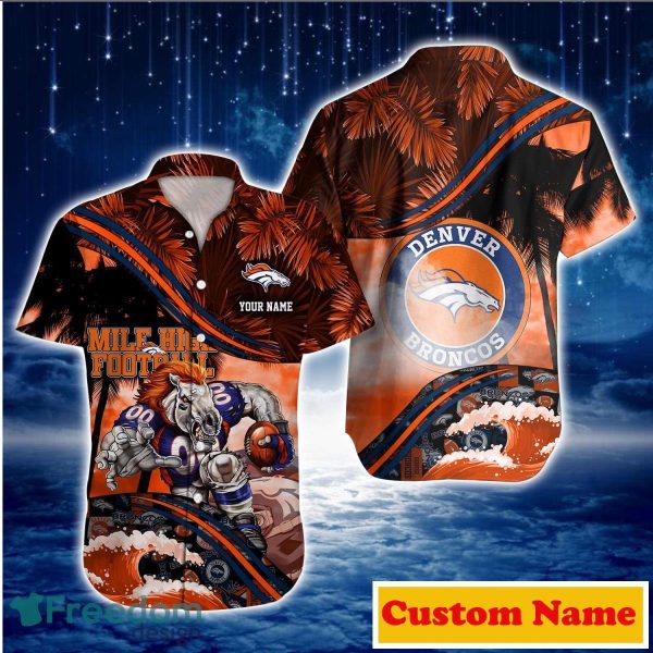 Denver Broncos NFL Custom Name Hawaiian Shirt For Men And Women Great Gift For Fans