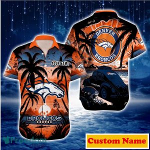 Denver Broncos NFL Custom Name Hawaiian Shirt For Men And Women Style Gift For Fans