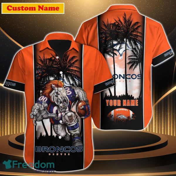 Denver Broncos NFL Custom Name Hawaiian Shirt Special Gift For Men Womentk001