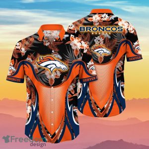 Denver Broncos NFL Flower Hawaiian Shirt Best Gift For Men And Women Fans