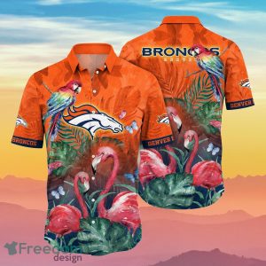 Denver Broncos NFL Flower Hawaiian Shirt Ideal Gift For Fans