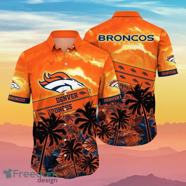 Denver Broncos NFL Flower Hawaiian Shirt Ideal Gift For Real Fans