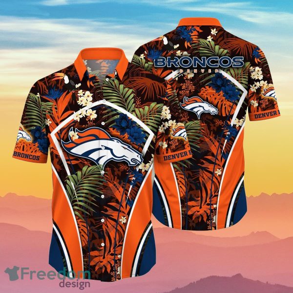 Denver Broncos NFL Flower Hawaiian Shirt Impressive Gift For Fans