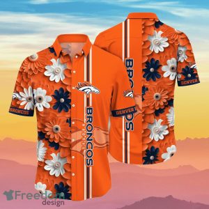 Denver Broncos NFL Flower Hawaiian Shirt Summer Football Best Gift For Fans