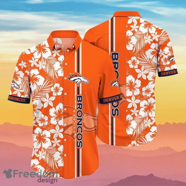 Denver Broncos NFL Flower Hawaiian Shirt Summer Football Best Gift For Real Fans