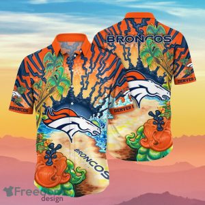 Denver Broncos NFL Flower Hawaiian Shirt Summer Football Best Idea For Real Fans