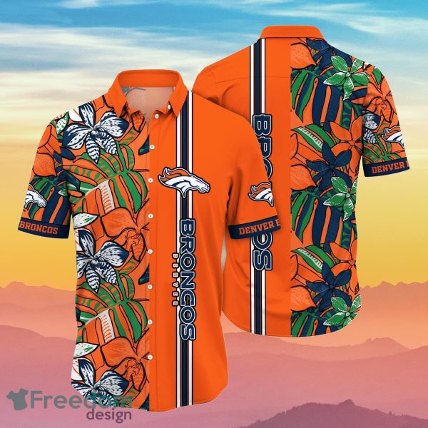 Denver Broncos NFL Flower Hawaiian Shirt Unique Gift For Real Fans