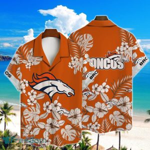 Denver Broncos NFL Hibiscus 2023 AOP Hawaiian Shirt For Men Women