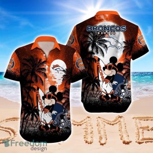 Denver Broncos NFL Team Logo Baby Yoda Hawaiian Shirt