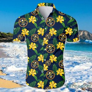 Denver Nuggets Hawaiian Shirt For Men And Women Small Flowers