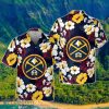 Denver Nuggets Hibiscus And Tree Tropical Pattern Print Hawaiian Shirt