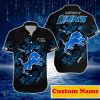 Detroit Lions NFL Custom Name Hawaiian Shirt For Men And Women Great Gift For Real Fans