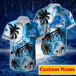 Detroit Lions NFL Custom Name Hawaiian Shirt For Men And Women Unique Gift For Real Fans