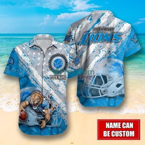 Detroit Lions NFL Personalized Hawaiian Shirt Best Gift For Fans