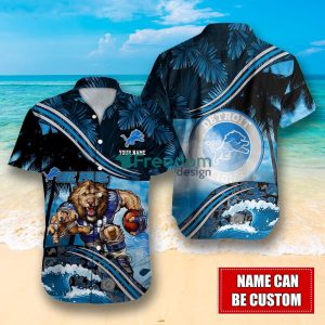 Detroit Lions NFL Personalized Hawaiian Shirt Great Gift For Fans