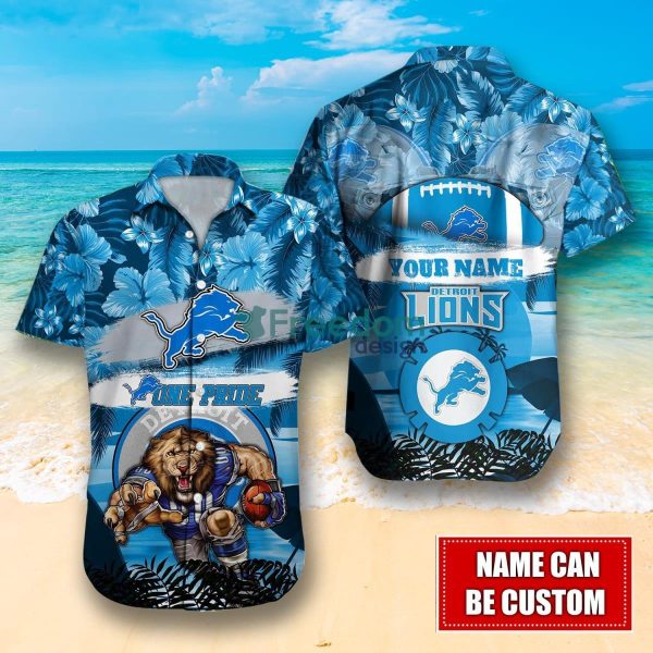 Detroit Lions NFL Personalized Hawaiian Shirt Special Gift For Fans