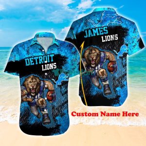 Detroit Lions NFL Pesonalized Hawaiian Shirt Best Style For Fans