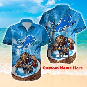 Detroit Lions NFL Pesonalized Hawaiian Shirt Best Style For Men Women