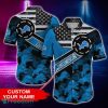 Detroit Lions Personalized Button Shirt NFL Hawaiian Shirt Custom Name