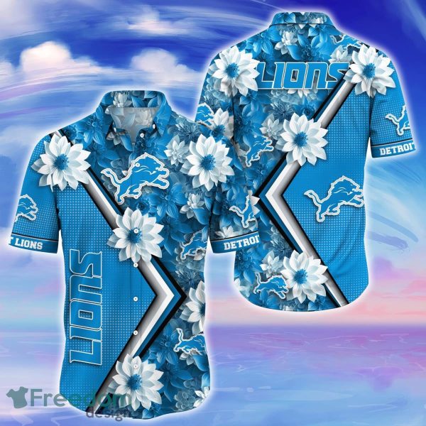 Detroit Lions Trending Hawaiian Shirt Gift For Fans