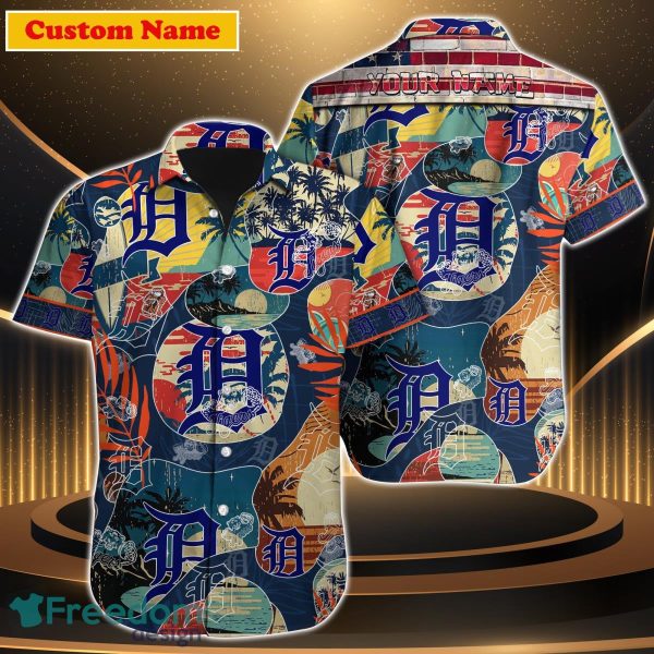 Detroit Tigers MLB Custom Name Hawaiian Shirt For Men Women Special Gift For Fan