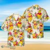 Disney Floral Pooh Bear Hawaiian Shirt Beach For Men Women