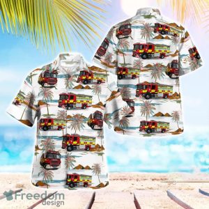 Dorset & Wiltshire Fire and Rescue Service Beach Hawaiian Shirt Summer Gift