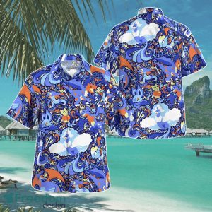 Dragon Pokmon Shirt Aloha Shirt For Men Women