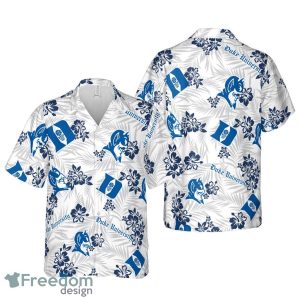 Duke University Floral Hawaiian Shirt For Men And Women