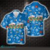 EMS Ambulance Blue Hawaiian Shirt Beach Holiday