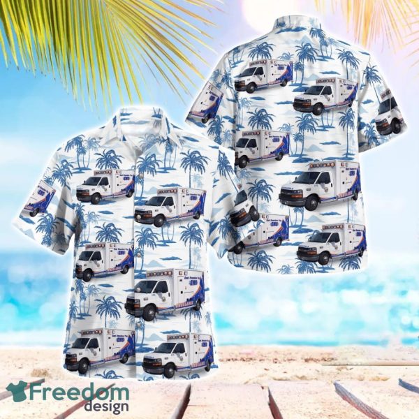 East Pennsboro EMS 3D Summer Aloha Hawaiian Shirt