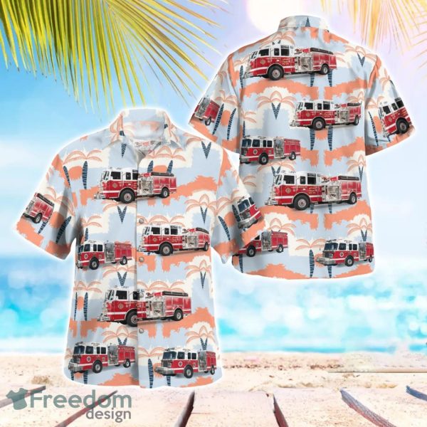 Easton Volunteer Fire Dept. MD 3D Hawaiian Shirt