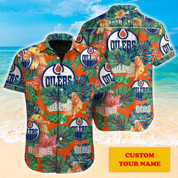 Edmonton Oilers NHL Personalized Hawaiian Shirt Great Gift For Fans